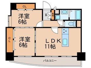 プログレスアサダの物件間取画像